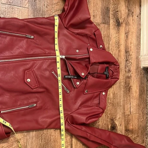 NWT Love Tree Faux Lether Jacket - Picture 4 of 7